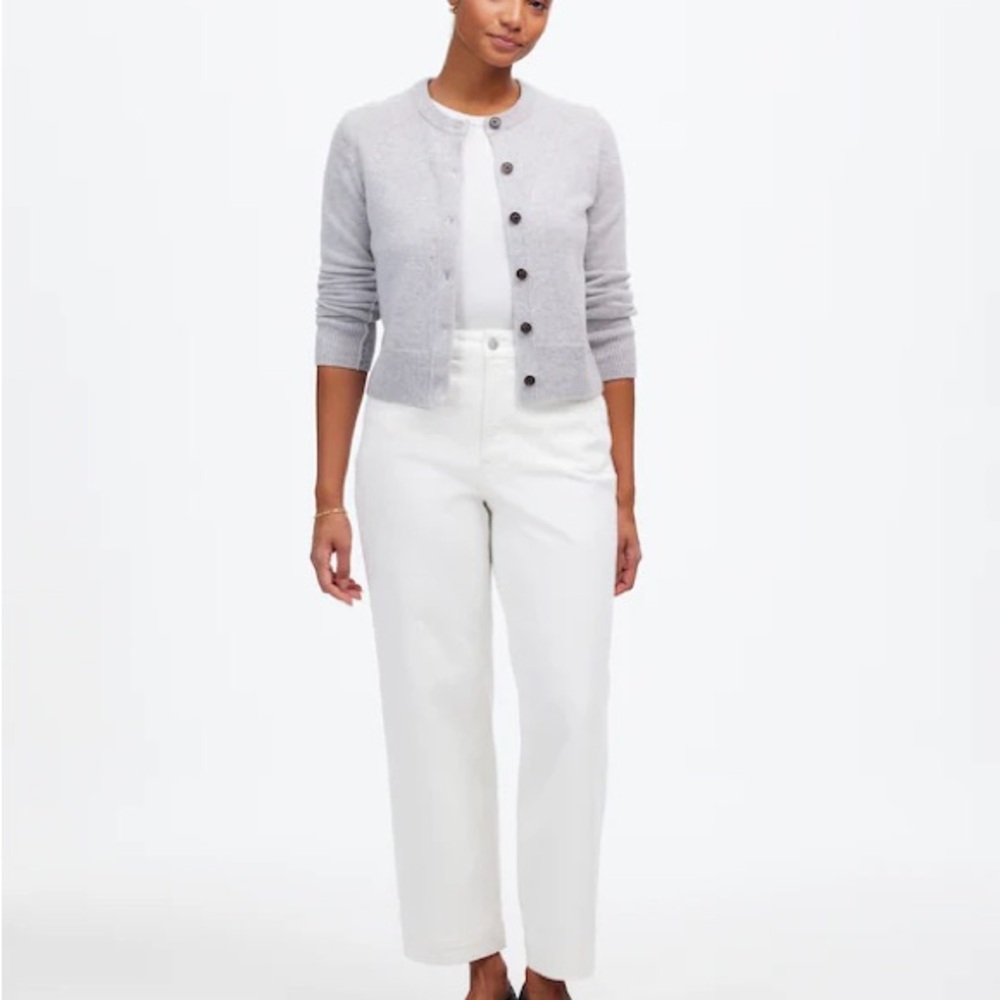 Madewell Wide leg crop jeans
